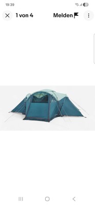Decathlon Quechua Arpenaz 6.3 FAMILY 3 Kabinen Zelt Stangenaufbau