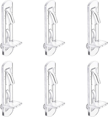 30er Pack Clear Shelf Support Peg, selbstsichernd, passend für Loch mit 5 mm Dur