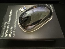NEW Kensington Black Mouse Wireless Mouse K72401US Comfort 3 Button