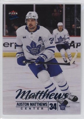 2024-25 Upper Deck Fleer Ultra Blue Foil 366/399 Auston Matthews #48 0r6j