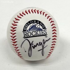 MLB Baseball Rawlings Colorado Rockies Signed Autographed Dinger Mascot Ball
