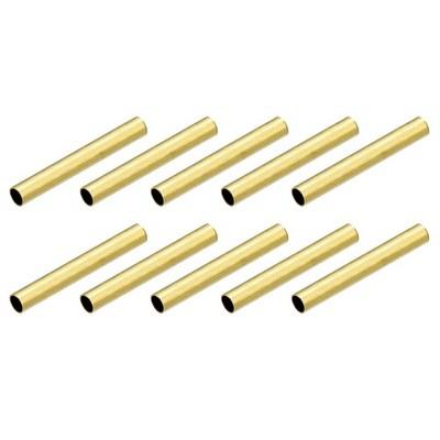 2x1.7x15mm Brass Tube Spacer Beads for Jewelry Making DIY Crafts, Gold 300Pcs