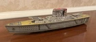 Vintage Marx & Co U.S.S. Washington Battleship Tin/Litho Friction Toy