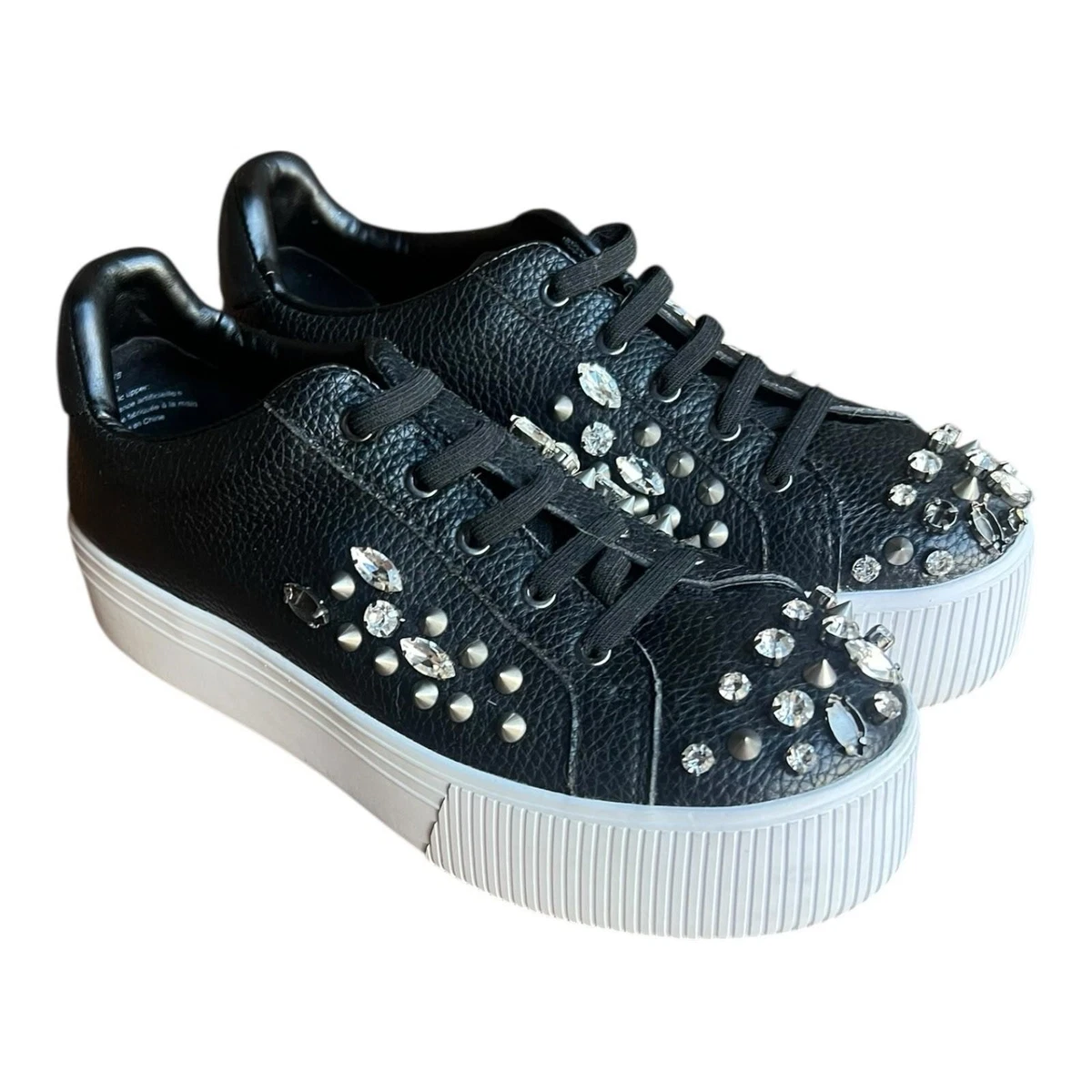 Sneakers Karl Lagerfeld En Pelle Siamo Ciata Noir - Neuf Avec Boîte