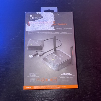 j5create JVW120 Wireless Extender für USB Kameras / Mikrofone / Lautsprecher schwarz