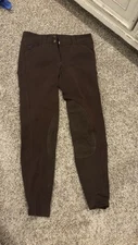 Smartpak Piper Knee Patch Breeches Brown/purple Size 24R