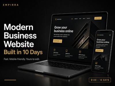 3 Page Small Business Website Design   Mobile Responsive, SEO, Google Maps