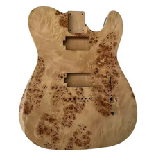corpo chitarra elettrica burl impiallacciatura