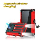 50000Mah Solar Power Bank 22.5W Magnetic Wireless Charging Camping Powerbank wit