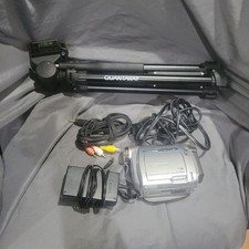 Canon ZR100 Mini DV Camcorder Recorder Tested Works Tripod Case Charger