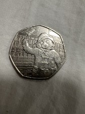 2018 50p coin Paddington Bear at Buckingham Palace. Fifty Pence. Free Post