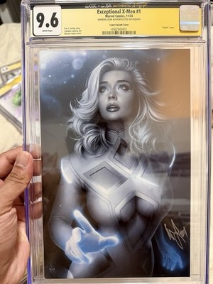 Exceptional X-Men 1: CGC 9.6 NYCC Virgin Variant- SIGNED Warren Louw-2024