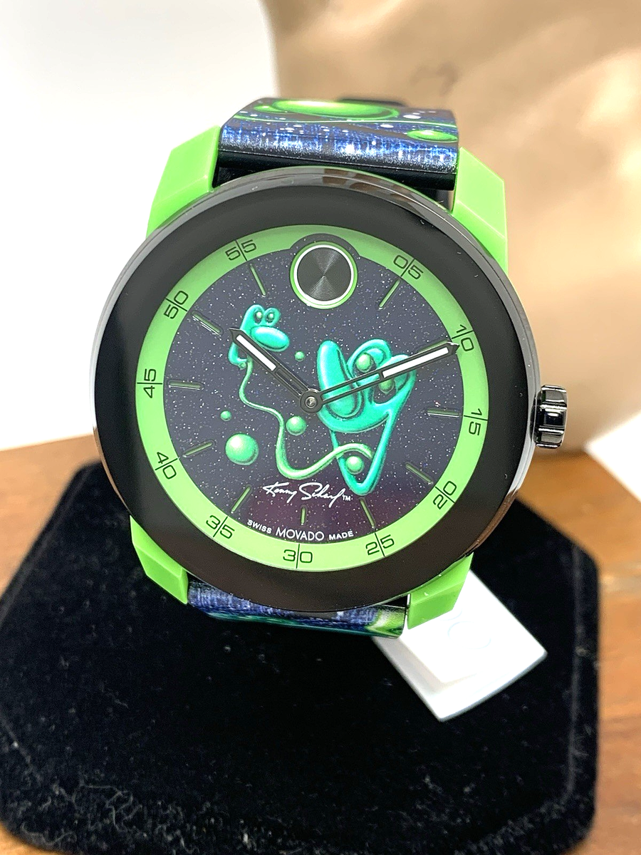 Movado X Kenny Scharf Artist Men's Watch 3601052 Swiss Quartz