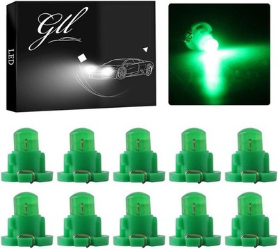 10pcs Green T4.2 COB 1 SMD Led For Dashboard Instrument Cluster L Color: Green