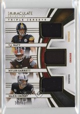 2025 Panini Immaculate Triple Jerseys /49 TJ Watt Myles Garrett Maxx Crosby 1fm1