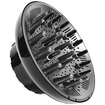 Haardiffusor Aufsatz für Haartrockner Universal 3,6-6,6 cm Schwarz Locken