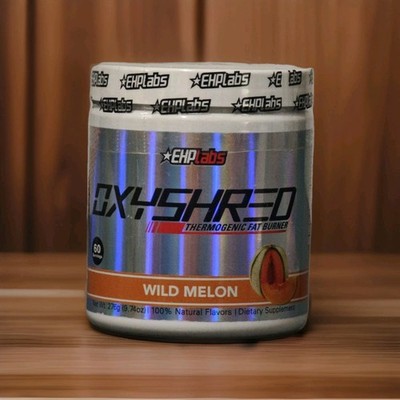 EHP Labs Oxyshred Thermogenic Fat Burner Pre-Workout 60 Serv Wild Melon
