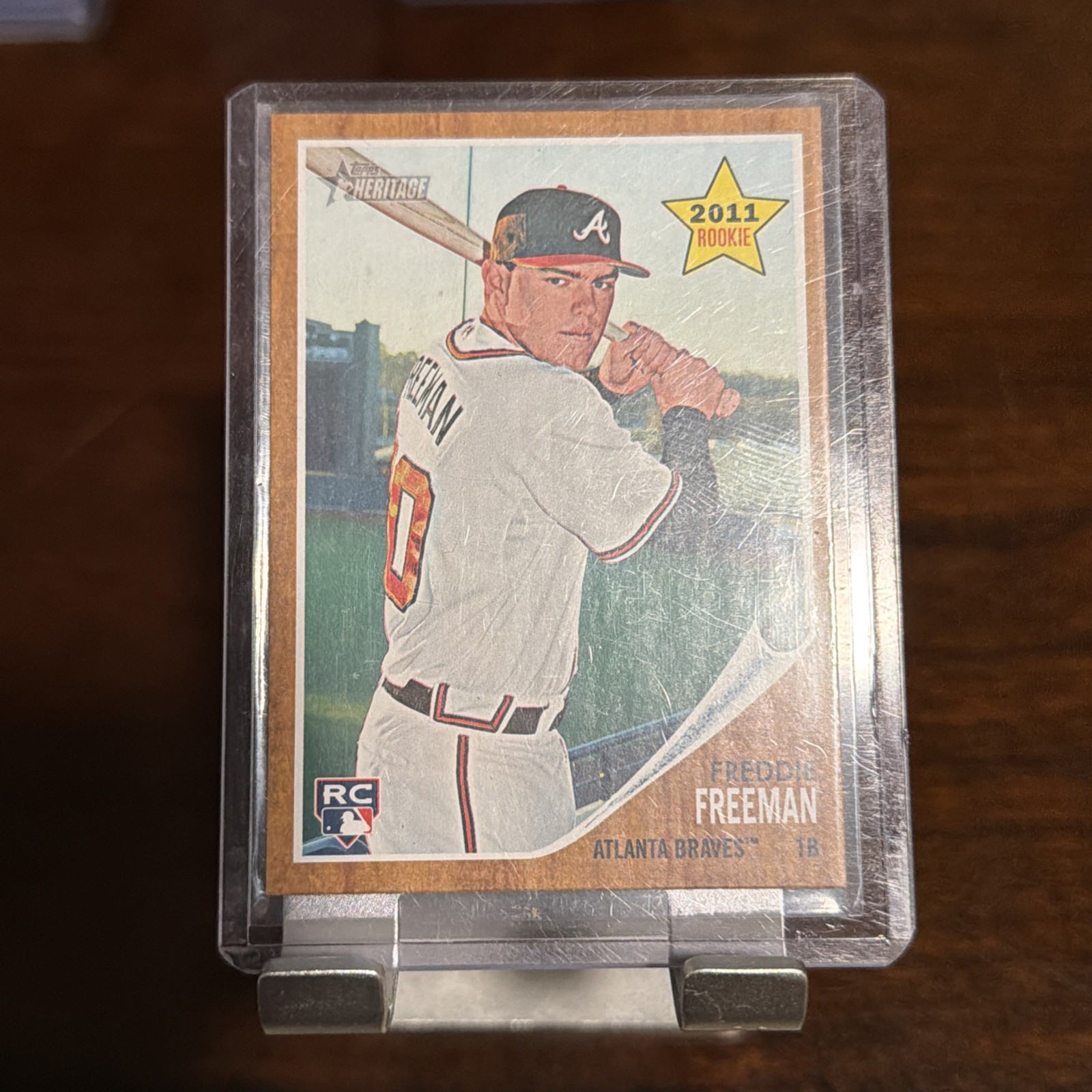 2011 Topps Heritage - Freddie Freeman #76 (RC)