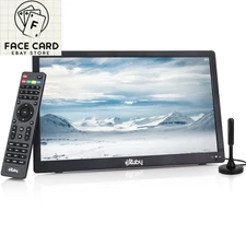 14" Small Portable TV for RV, Kitchen, Bedroom - Use TV Stand or Mount to Wall -