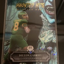 Wild Card Haunted Hits Monster Hunt Dillon Gabriel Rookie #HHZ-DG /3 Football
