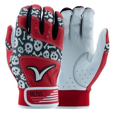 Victus MOG Baseball/Softball Batting Gloves - Red/Black - Medium