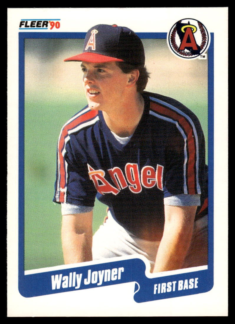 1990 Fleer #136a Wally Joyner