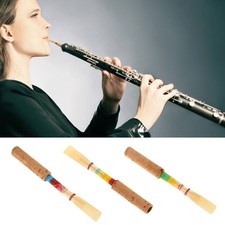 4Pcs Oboe Reed Wind Instrument Replacement Parts with Plastic Storage Box