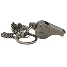 Christian Louboutin Whistle Charm Keychain Gunmetal