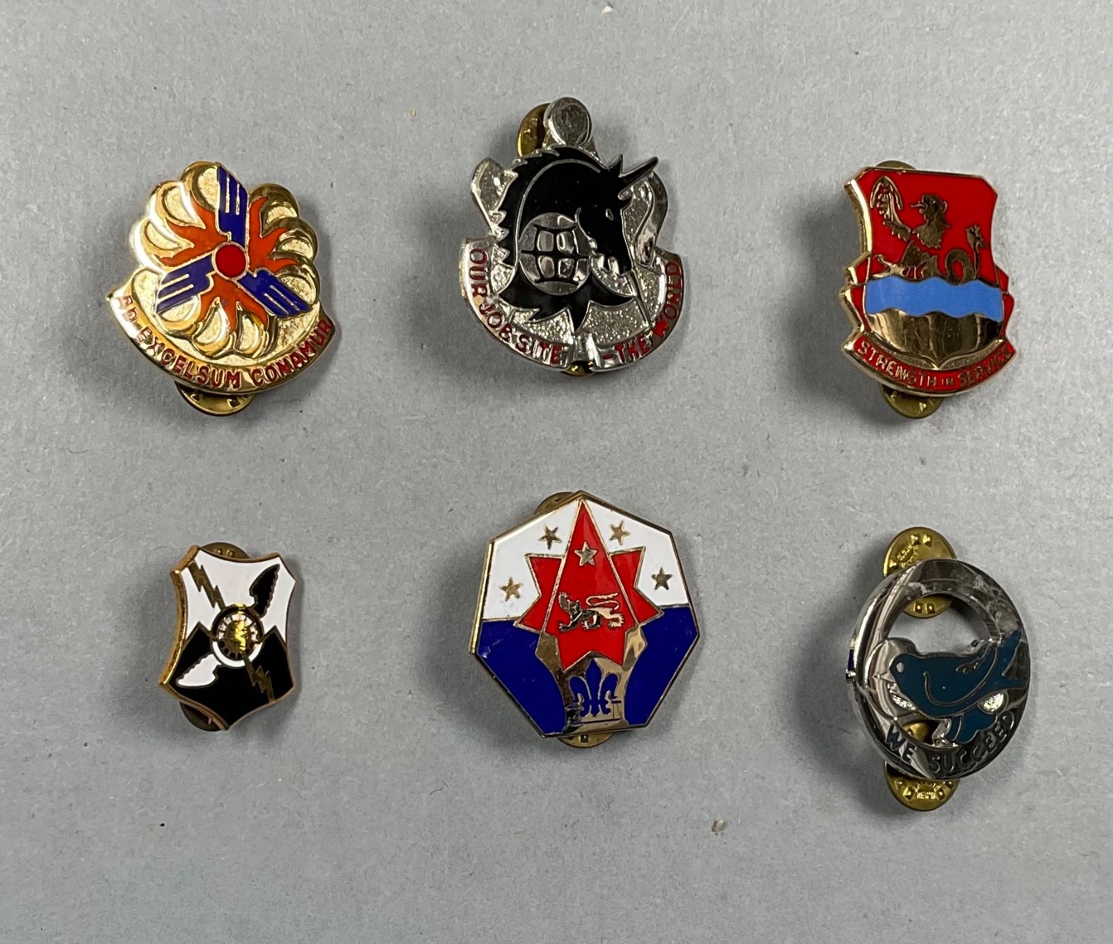 US Army DI DUI Unit Crest Lot of 6 # 5