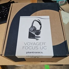 NEW Plantronics Voyager Focus UC Bluetooth USB B825-M Headset P/N 202652-02