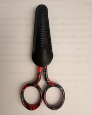 Gingher 4" MIAEmbroidery Scissors Straight Tip Stainless Steel w/ Leather Sheath
