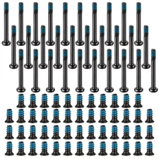 80 Pcs PC Case Fan Screws Kit Carbon Steel #6-32 & M5 Radiator Fans Black