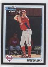 2010 Bowman Prospects Wrapper Redemption Black Trevor May #BP36 0c4
