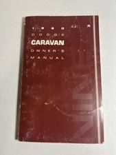 1990 Dodge Caravan Factory Owners Manual Operators Glove Box Book Original 5x7