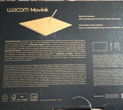 Wacom Movink 13 Graphics Tablet DTH135K0A USB-C - BRAND NEW