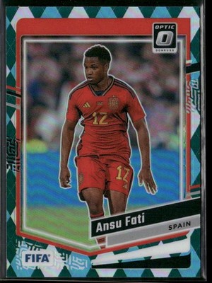 Ansu Fati 2023-24 Donruss FIFA  Optic Argyle #58