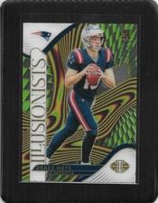 2024 Panini Illusions Drake Maye Emerald Green Illusionists RC, Pats