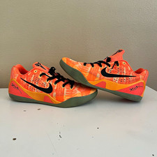 Nike Kobe 9 EM Bright Mango Basketball Sneake...