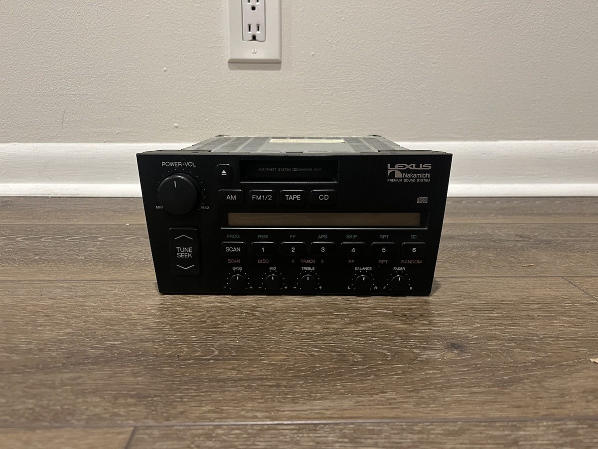 90-92 Lexus LS400 Nakamichi Radio Head Unit OEM #86120-50080 | eBay