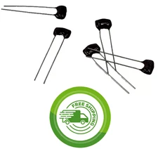 (5x) 150pF - 500VDC Cornell Silvered Mica Capacitors +/- 5% CM05FD151J03 MIL-C-5