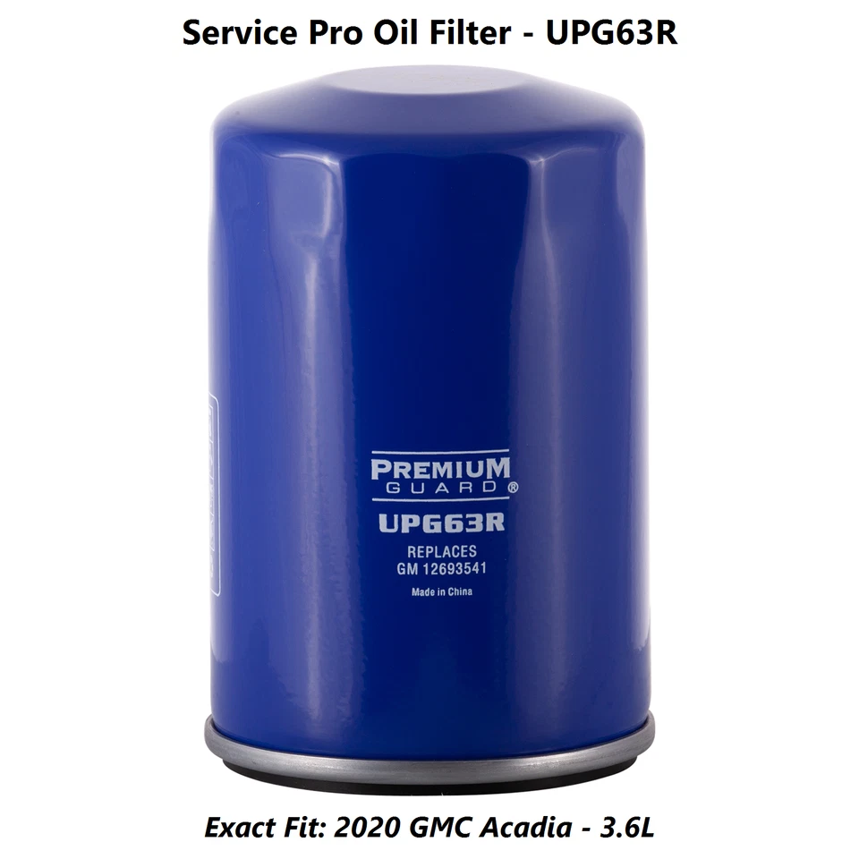 2020 GMC Acadia 3.6L Complete Air, Oil & Cabin Filter Kit (0W-20) - Image 3 of 4