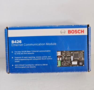 Bosch B426 Ethernet Communication Module for Control Panels NEW (Open ...