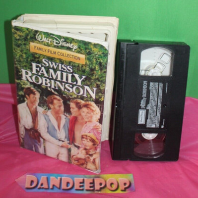 Walt Disney Family Fun Collection Swiss Family Robinson Clam Shell VHS ...