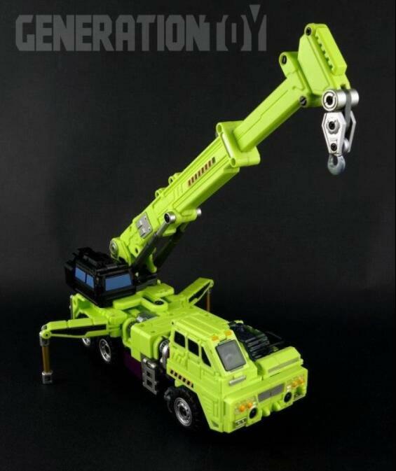 Transformers GenerationToy GT 01F Hercules Digger Tiger Combination Crane Transformers GenerationToy GT 01F Hercules Digger Tiger Combination Crane