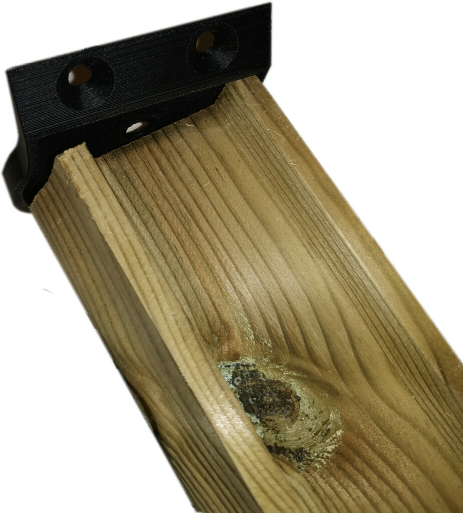 1 Pair of Plastic Decking Handrail Bracket / Supports for Selco