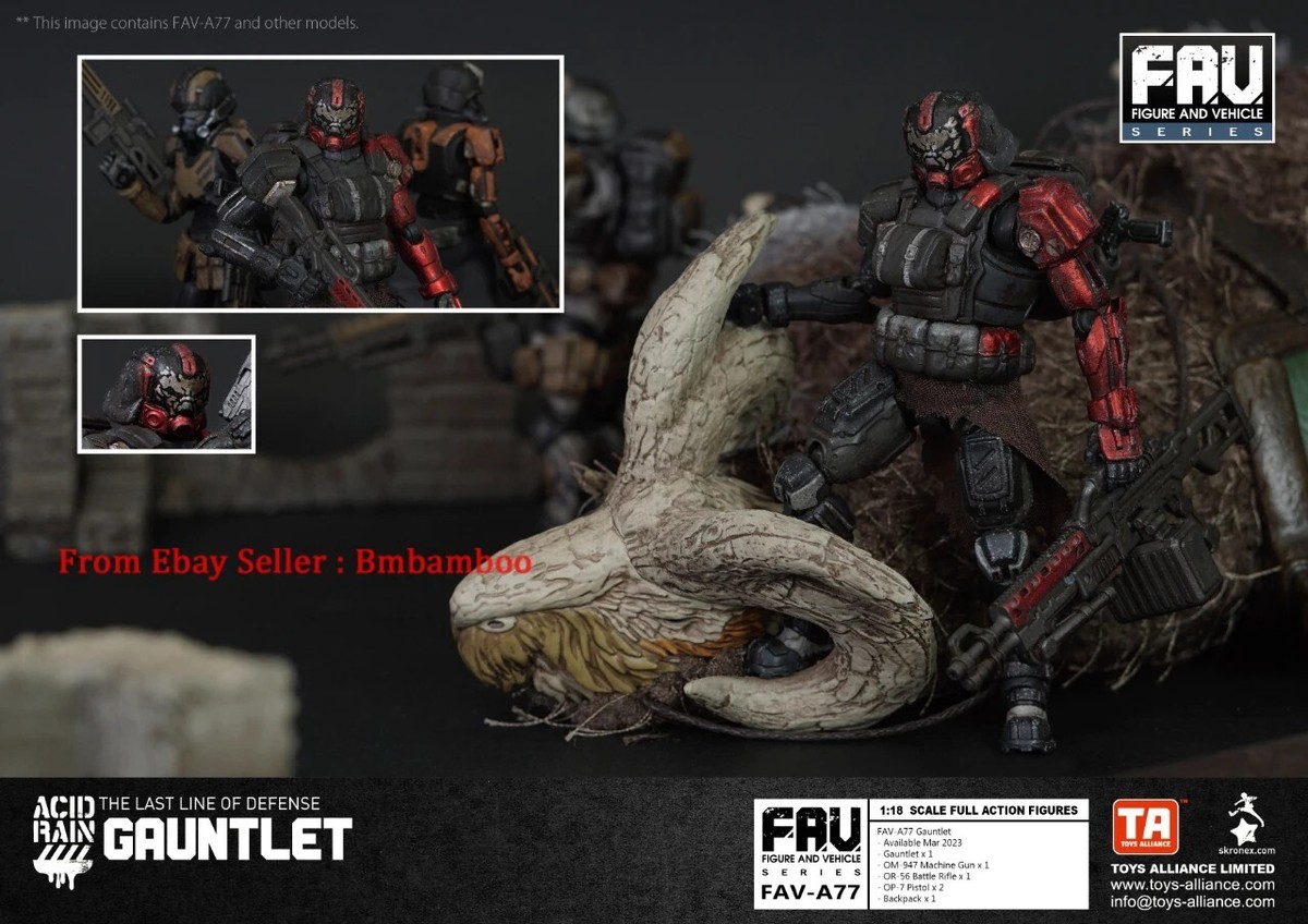 Acid Rain World 1/18 FAV-A77 Gauntlet Soldiers Action Figures