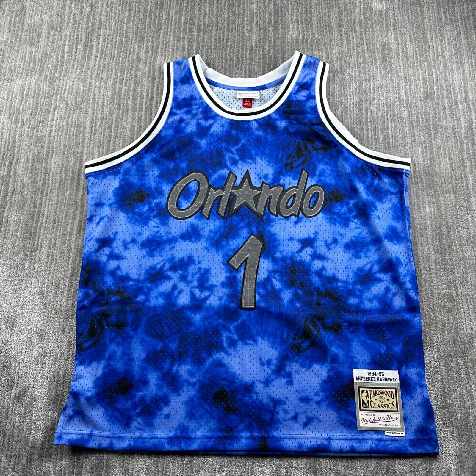 Mitchell & Ness Men's Orlando Magic Penny Hardaway Swingman Jersey Black XL