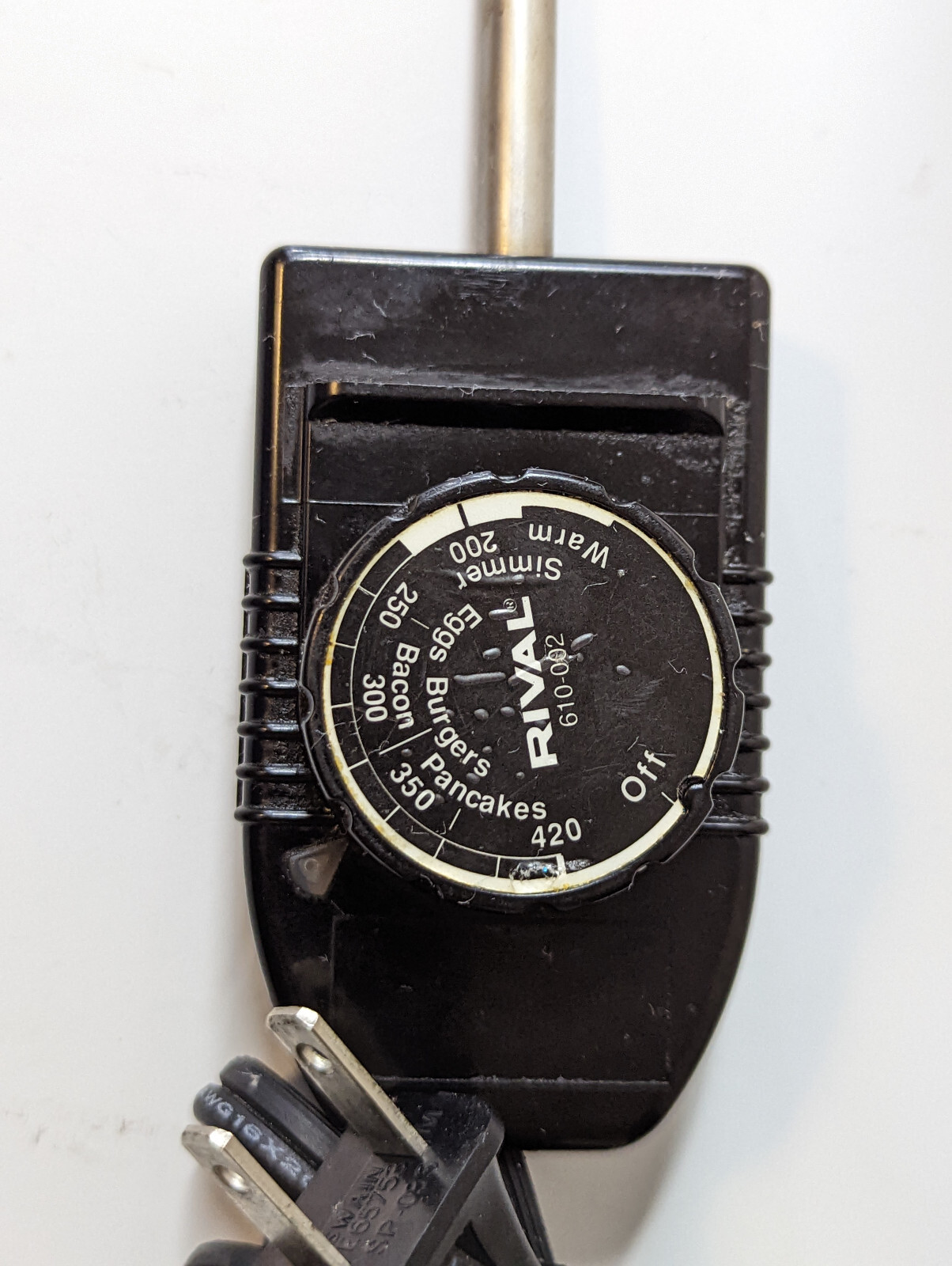 Vintage RIVAL 610002 Replacement Electric Skillet HEAT CONTROL CORD