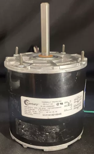 Century 5kcp29kge1004s 1/4 1/5 1/6 Hp Motor Unused No Box 