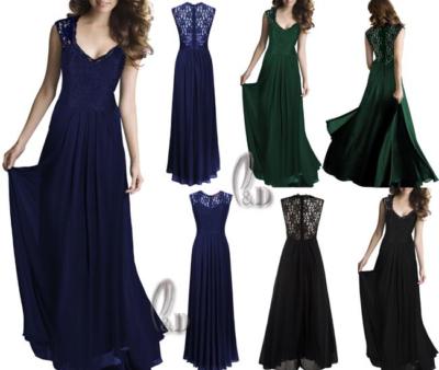 WHOLESALE BULK LOT OF 10 PCS MIXED COLOUR SIZE Eyelash Lace Maxi Dress dr183